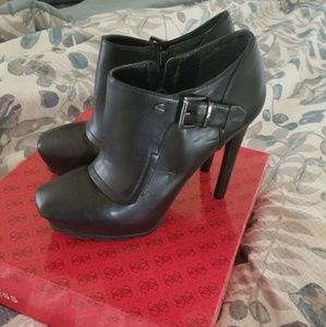 A black ankle  boots